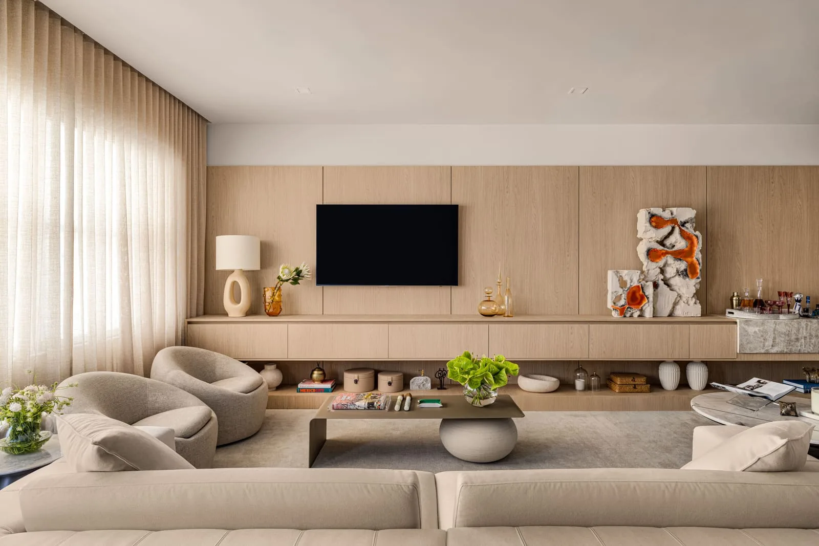 Interior of the HOME A&A private residence in Miami by Paula Ambrosio Interiors