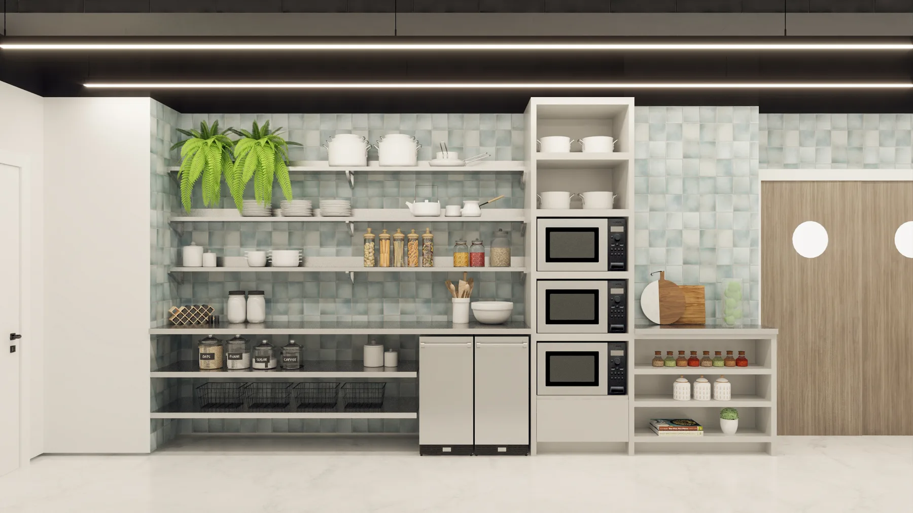 ATLANTIC, Kitchen, interior detail 1