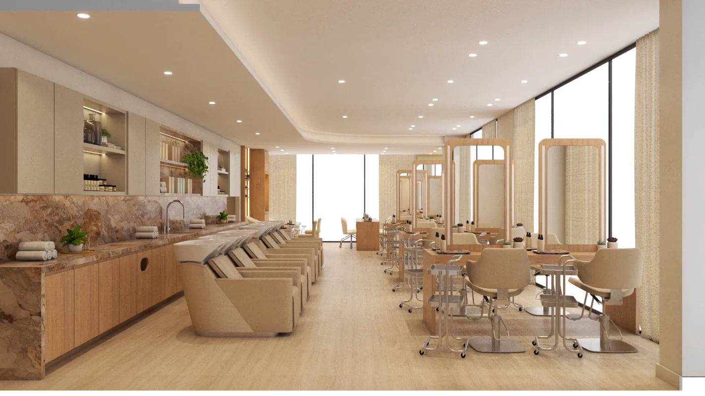 EC SALON, Salon, interior detail 3