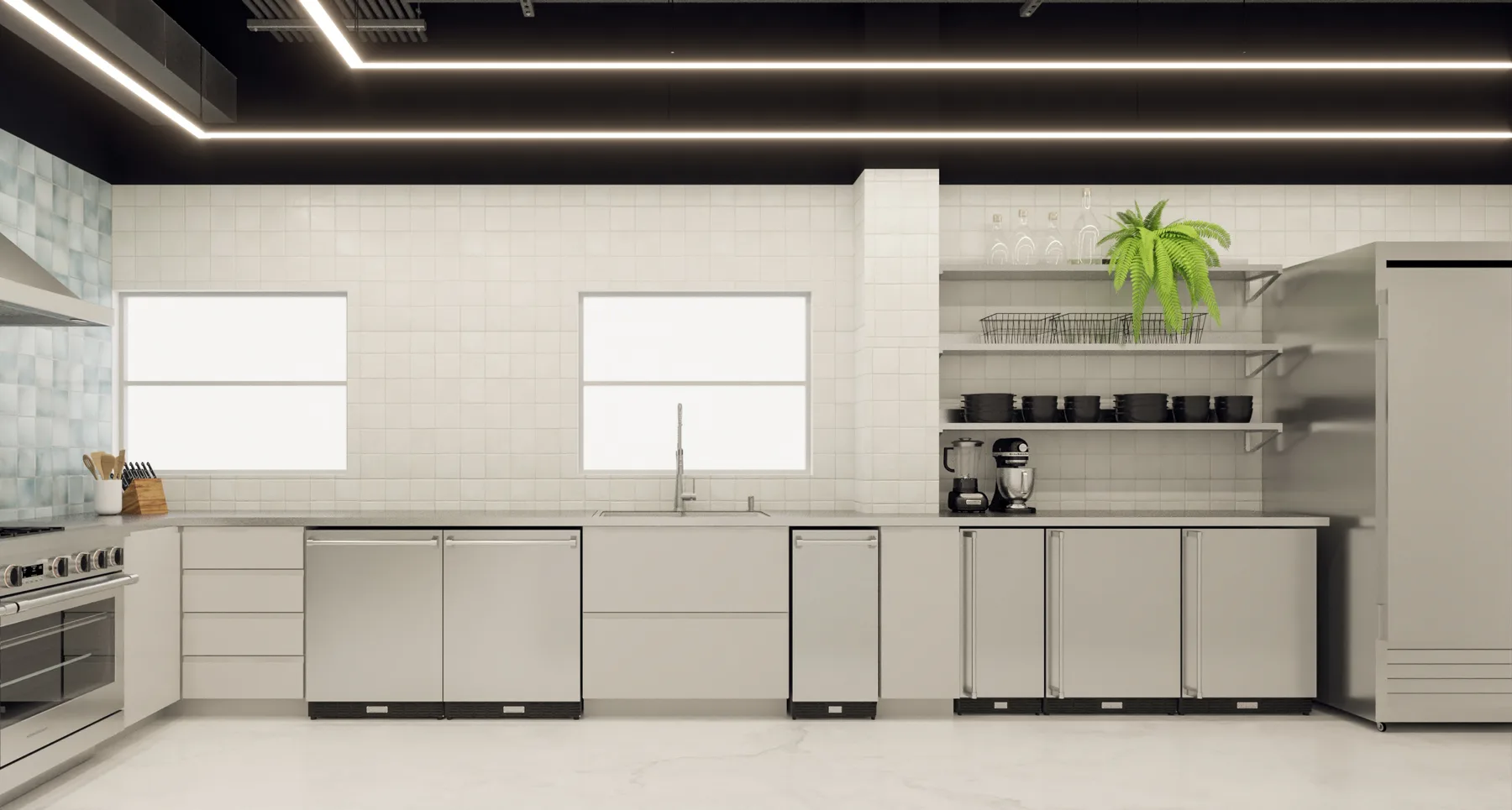 ATLANTIC, Kitchen, interior detail 3