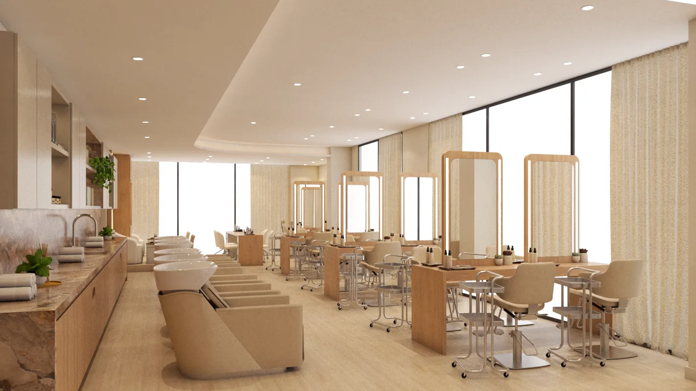 EC SALON, Salon, interior detail 5