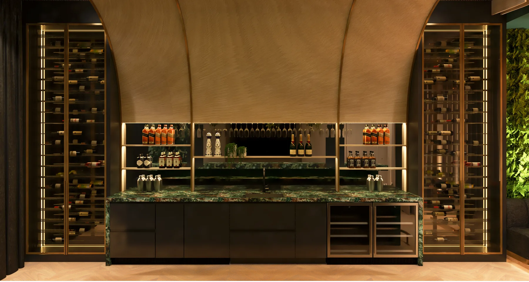 RENDER PM, Club Room, interior detail 6