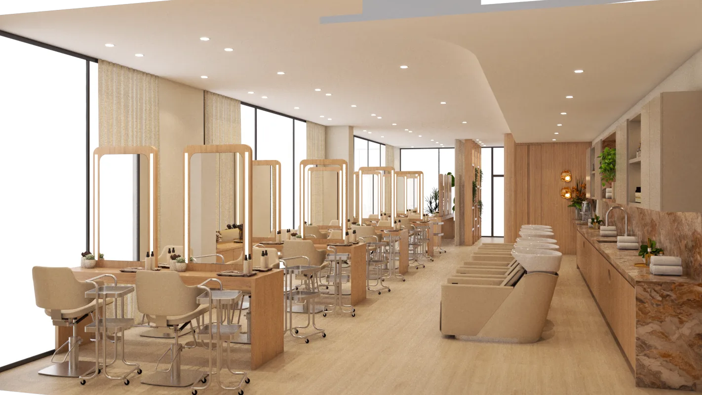 EC SALON, Salon, interior detail 7