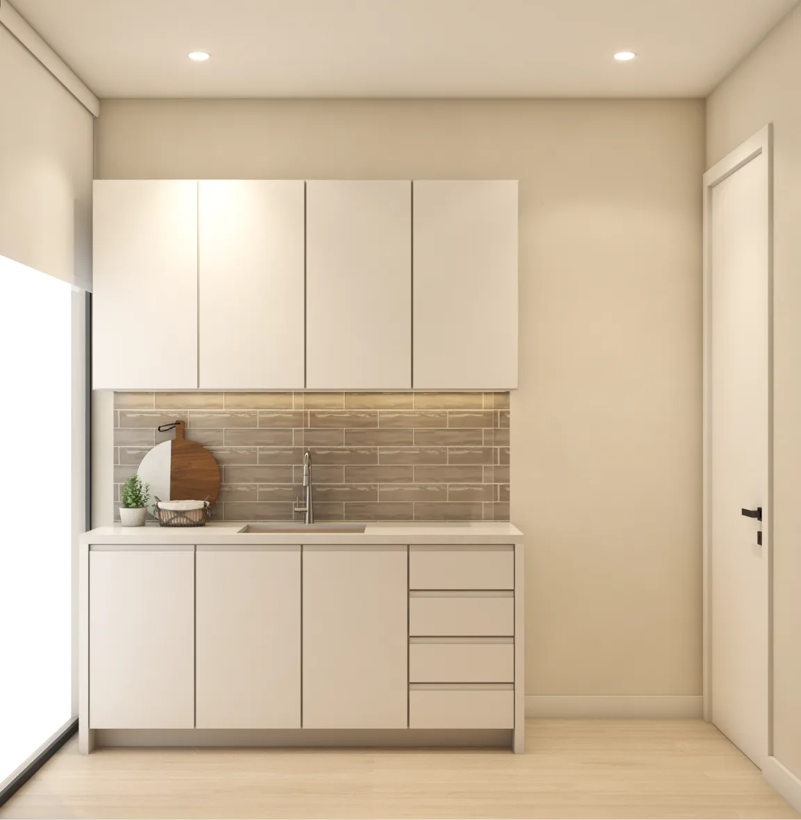 EC SALON, Pantry, interior detail 8