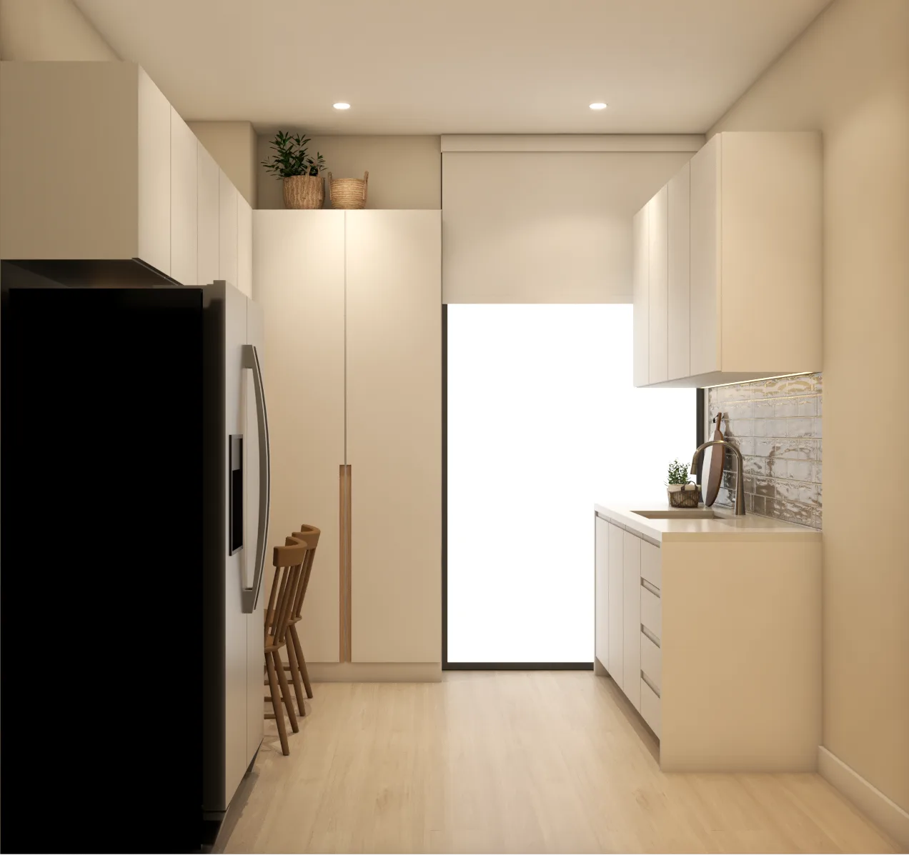 EC SALON, Pantry, interior detail 9