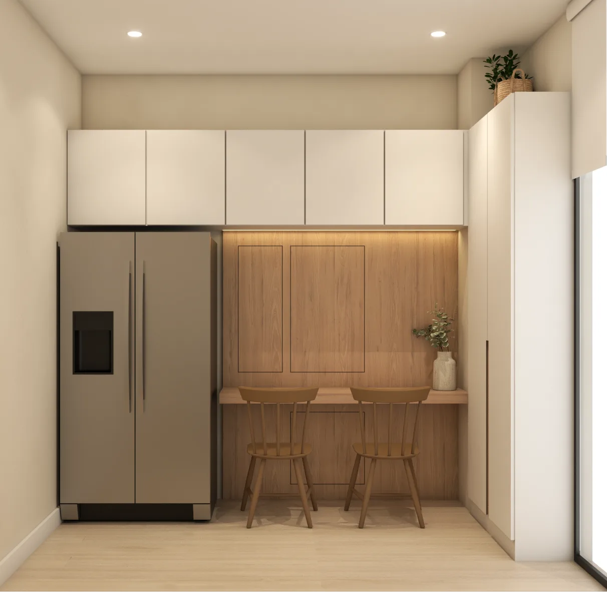 EC SALON, Pantry, interior detail 10