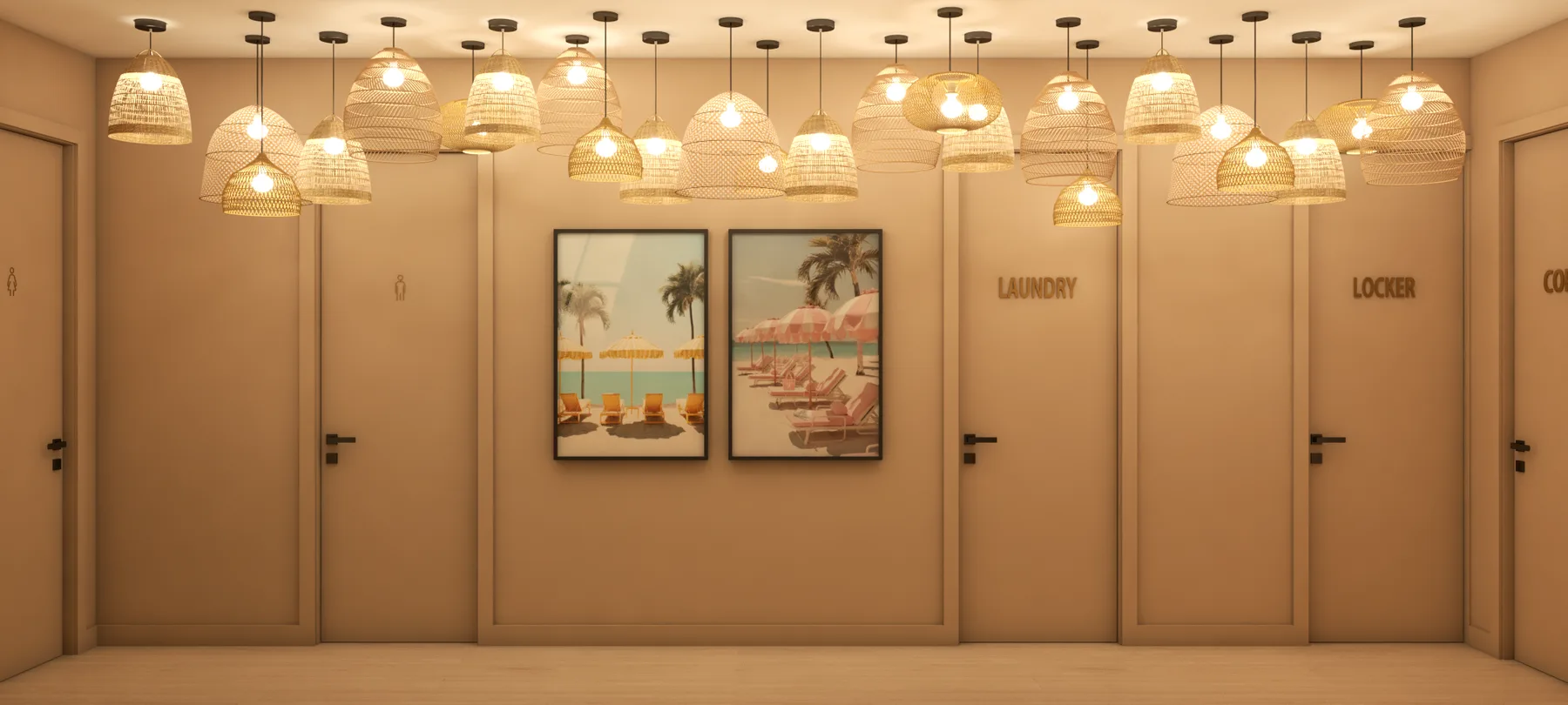 EC SALON, Corridor, interior detail 11