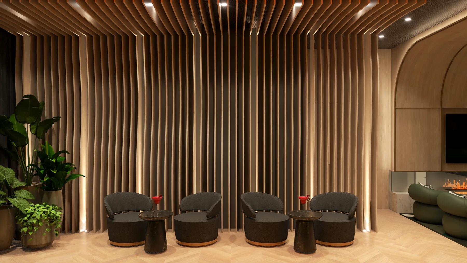 RENDER PM, Club Room, interior detail 12