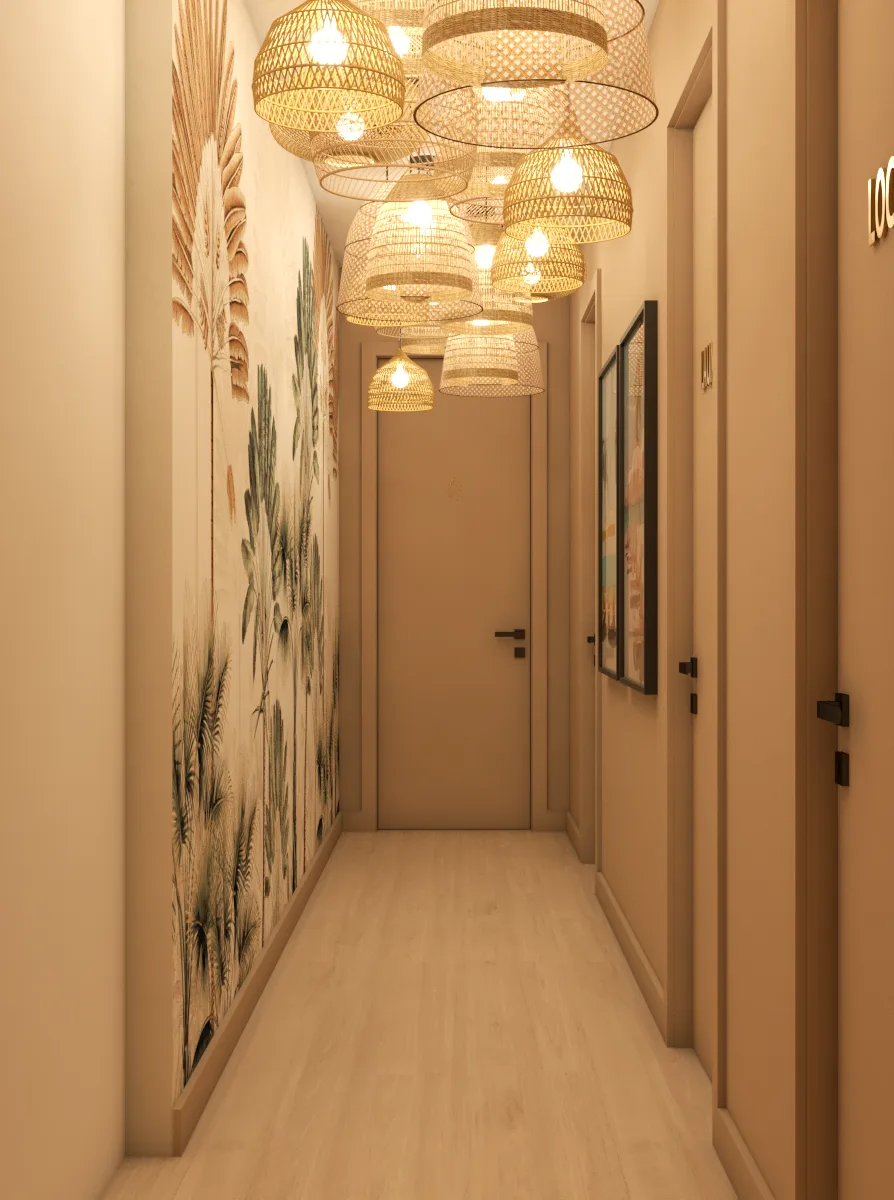 EC SALON, Corridor, interior detail 12