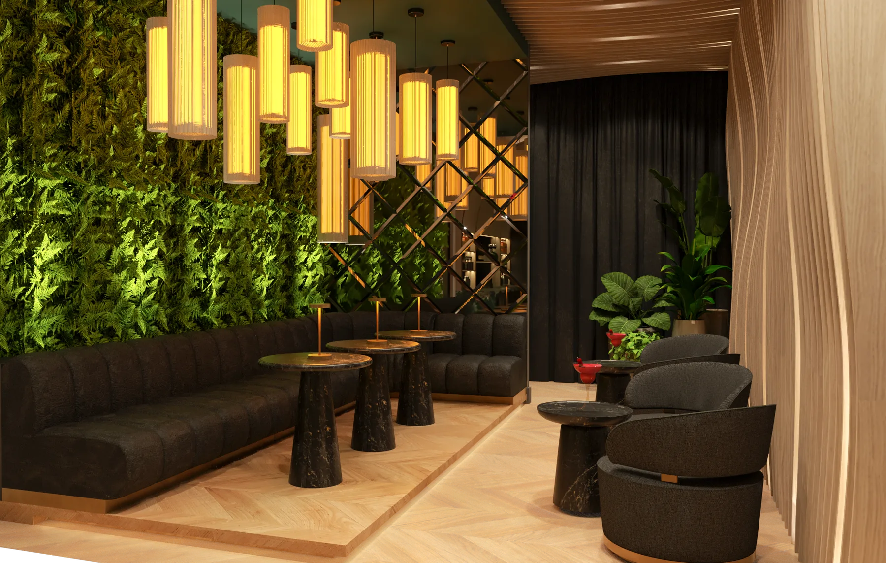 RENDER PM, Club Room, interior detail 13