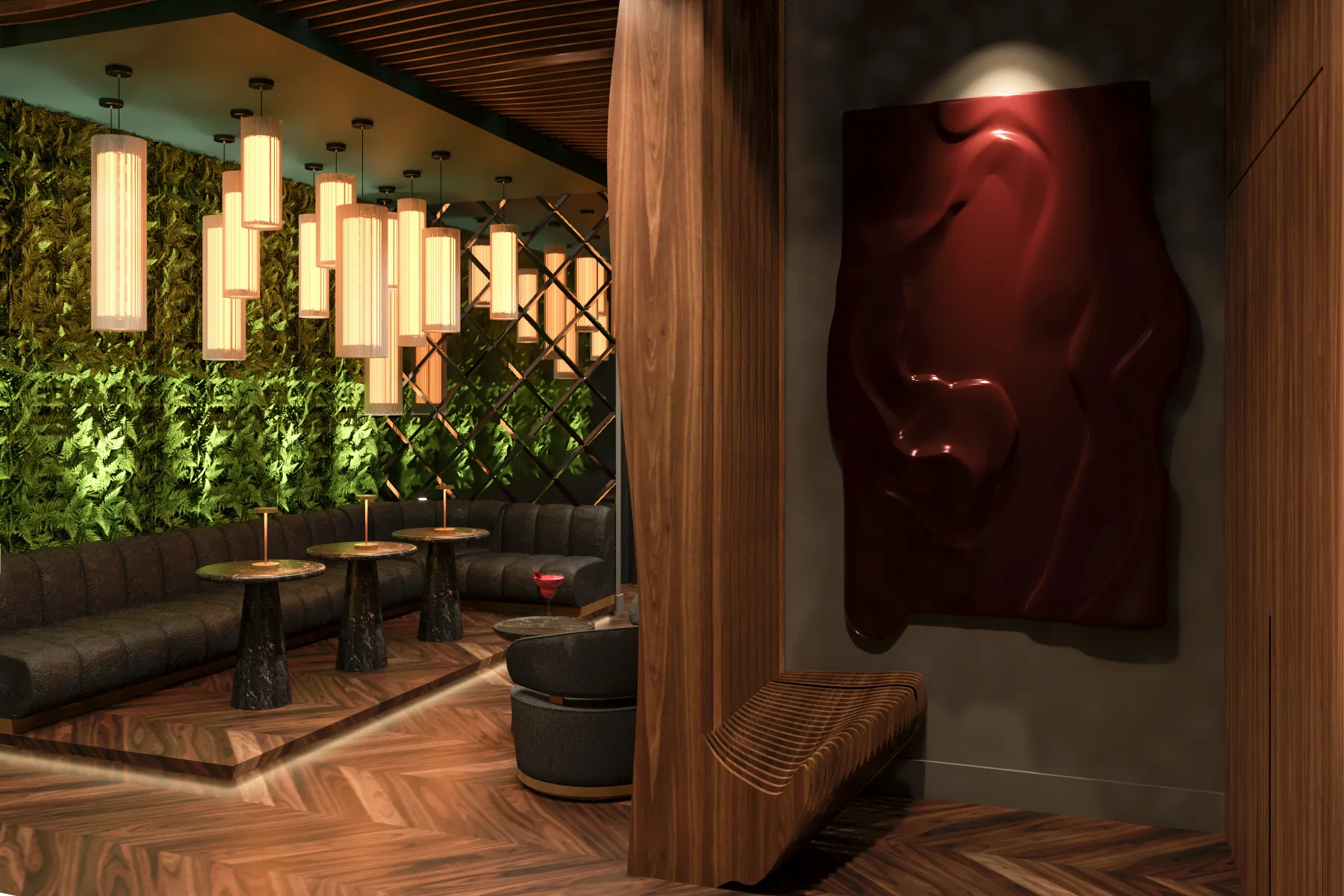 RENDER PM, Club Room, interior detail 15