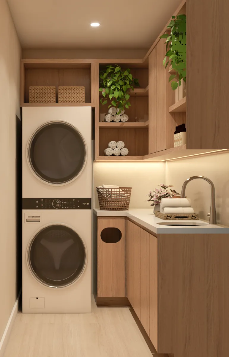 EC SALON, Laundry & Storage, interior detail 20