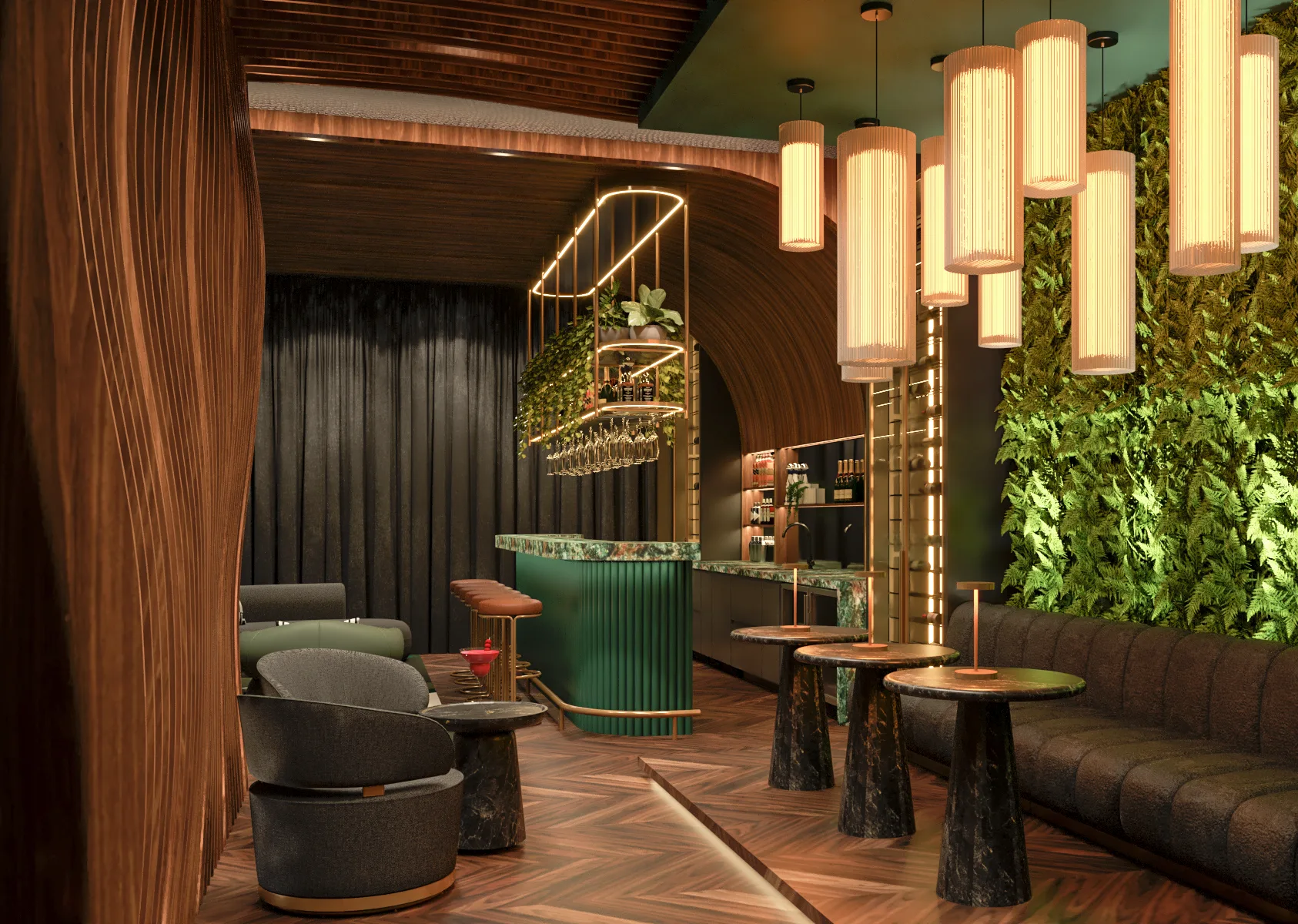 RENDER PM, Club Room, interior detail 23