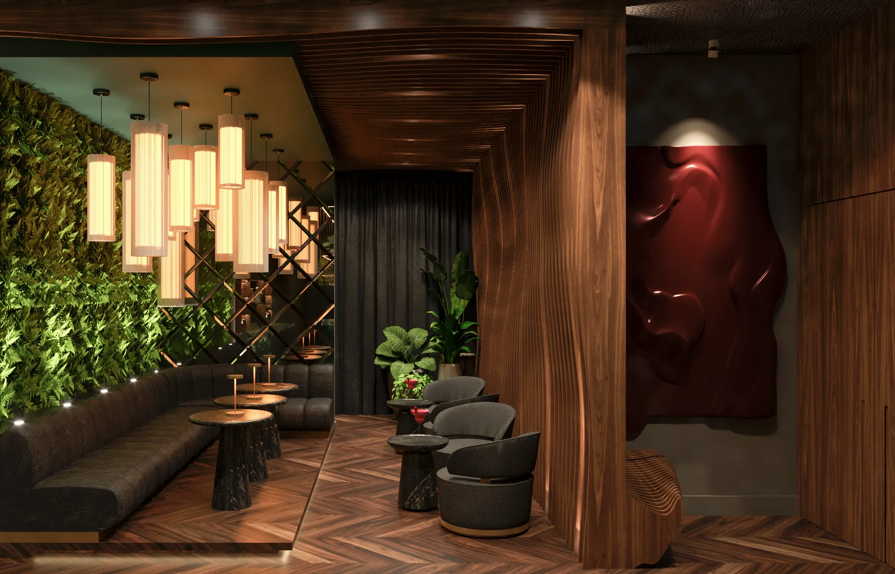 RENDER PM, Club Room, interior detail 24