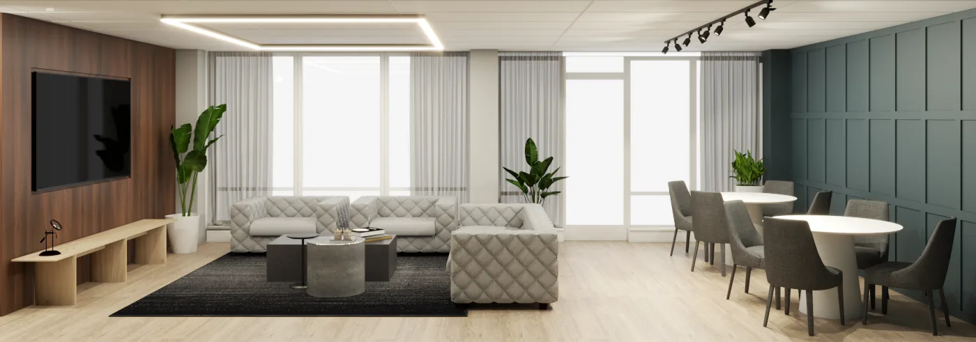 ATLANTIC, Men's Lounge, interior detail 30