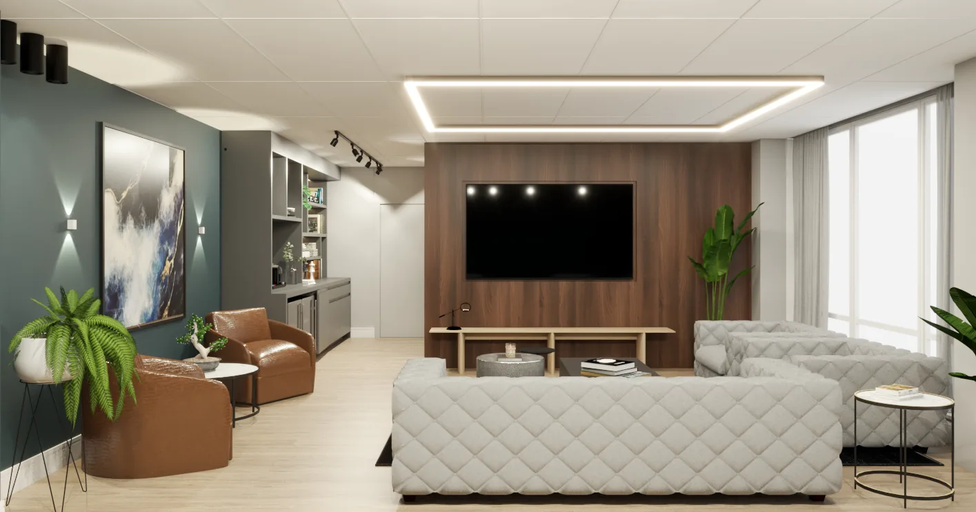 ATLANTIC, Men's Lounge, interior detail 31