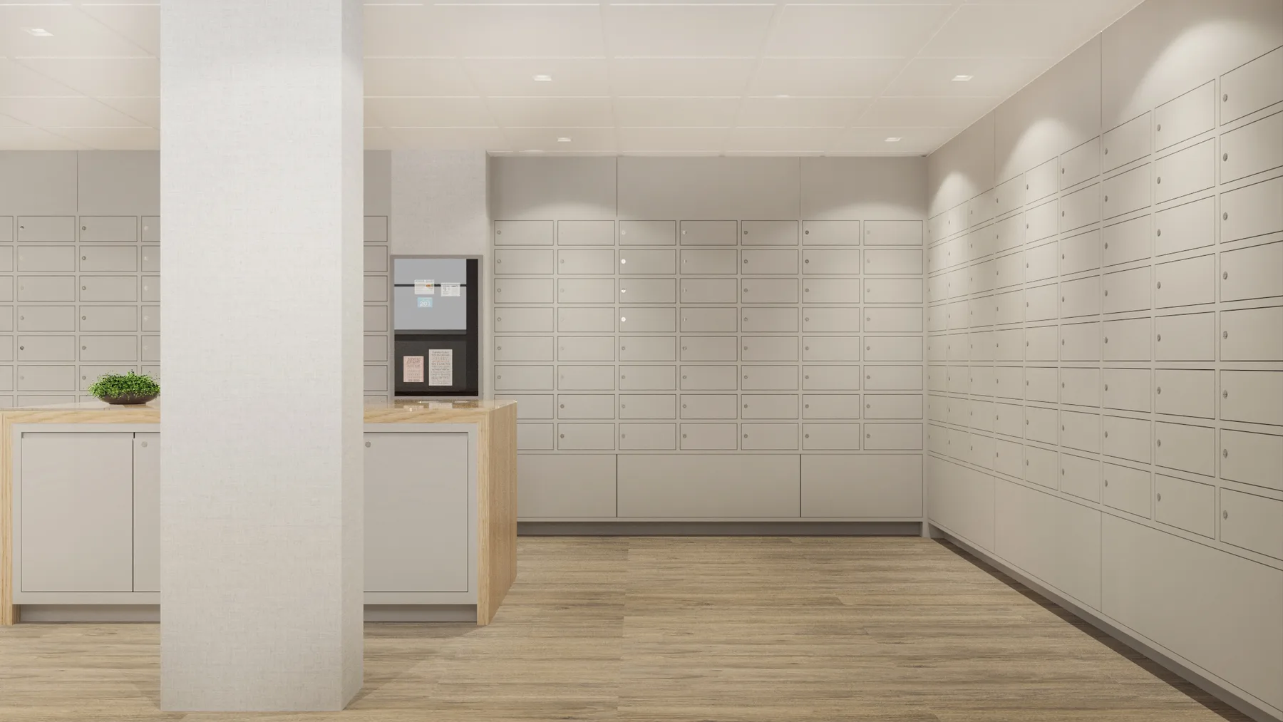 ATLANTIC, Mail & Package, interior detail 35