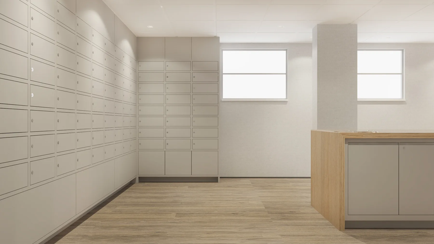 ATLANTIC, Mail & Package, interior detail 37