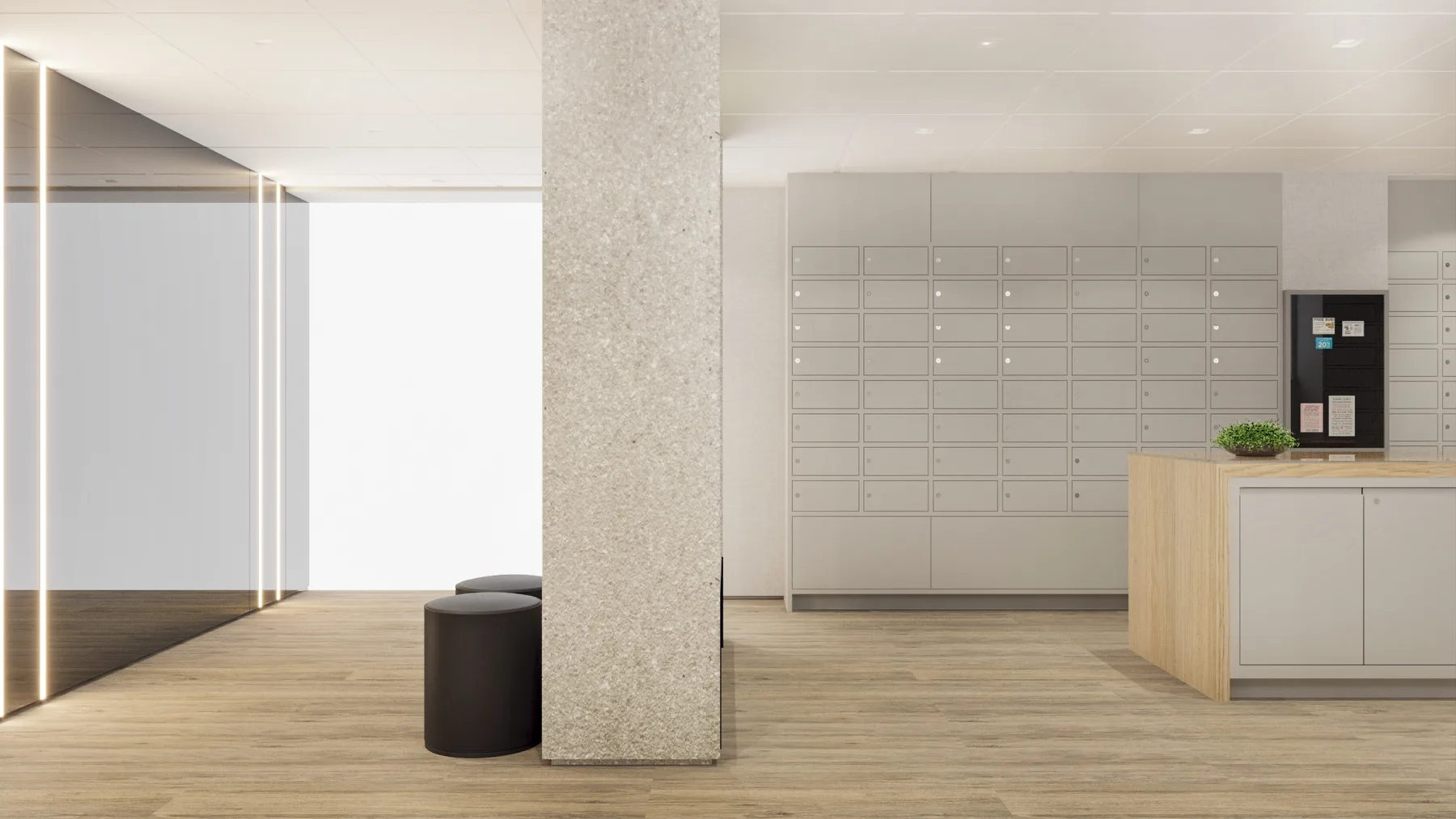 ATLANTIC, Mail & Package, interior detail 38