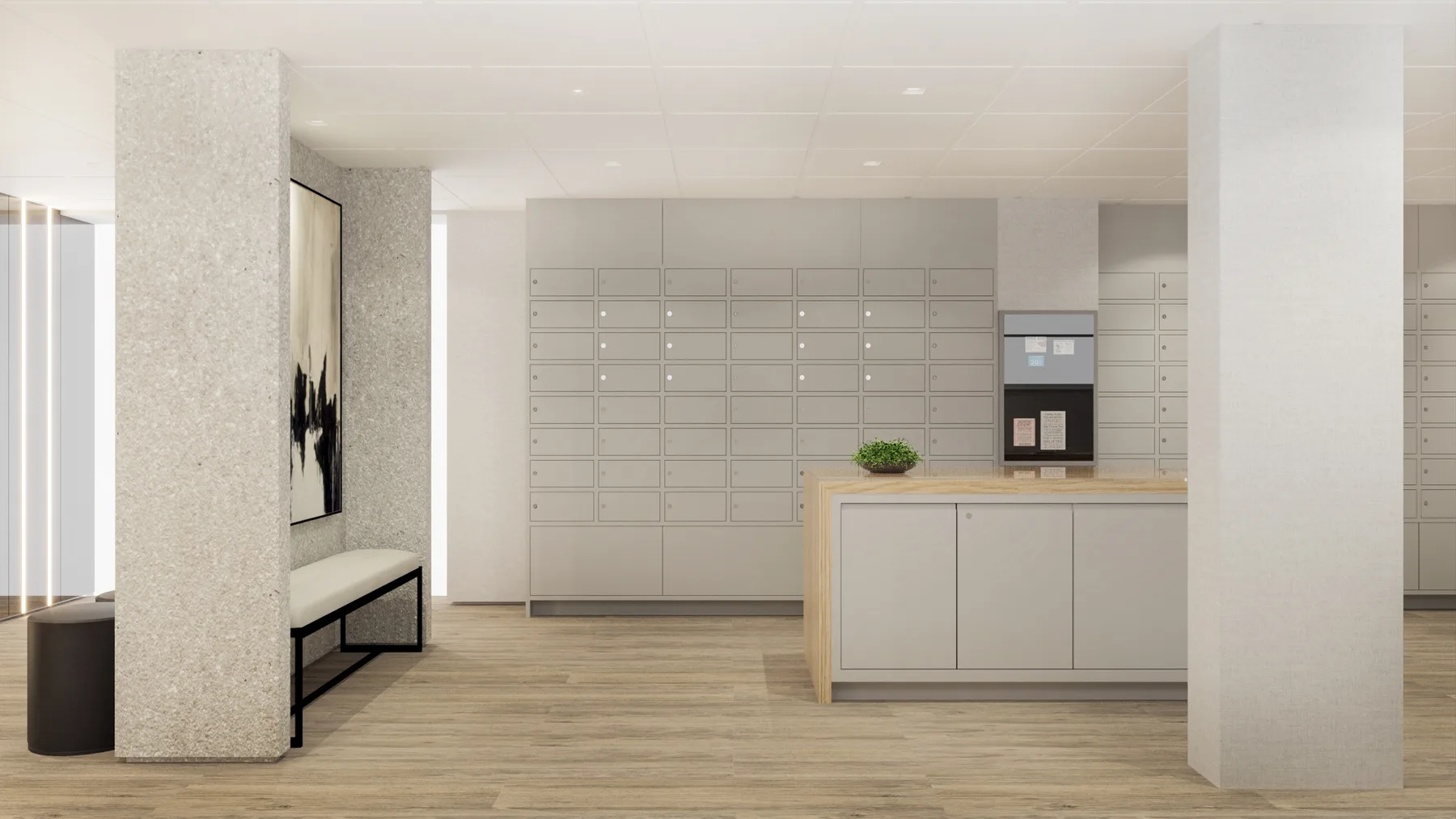 ATLANTIC, Mail & Package, interior detail 39