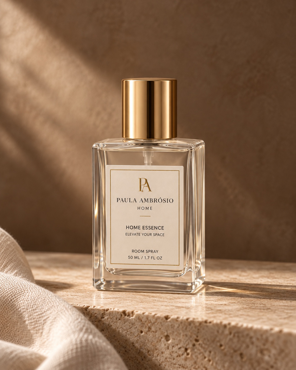 Golden details: Home Essence campaign imagery supplied by the studio.